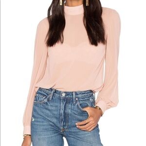 LPA nude pink long sleeve top